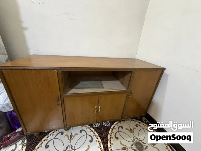 خزانة خشب متعددة الاستخدام (تلفزيون / تخزين)