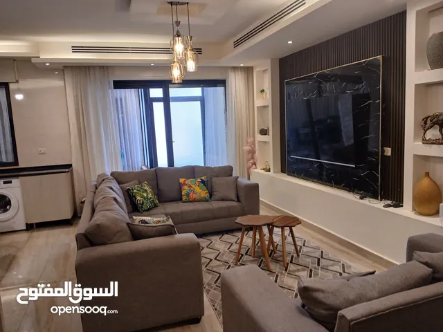 شقة مفروشة فاخره للايجار - أرضي -3 نوم - ام السماق