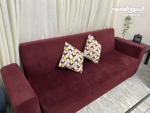 صوفا ثلاثية مع مستودع + بتصير سرير