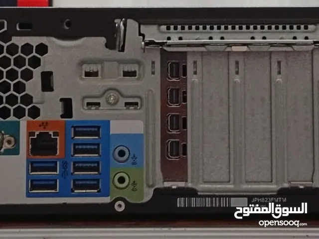 كمبيوتر احترافي Hp z240 zeon v1225 + شاشة ASUS بحالة الجديد نظيف جدا ومواصفات عالية وبسعر مناسب
