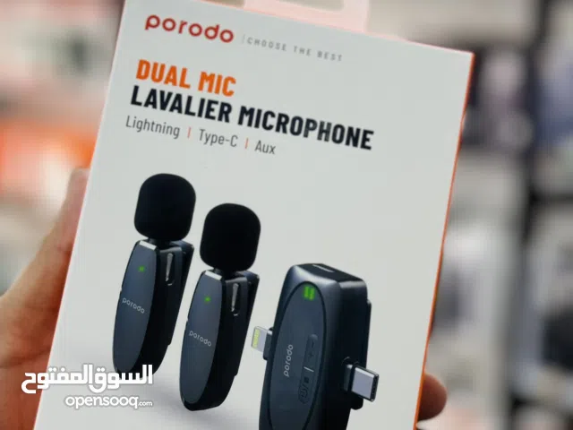 مايك للهاتف من شركة برو دو يدعم جميع الهواتف الحديثة منفذ تايب سي و لايتنك