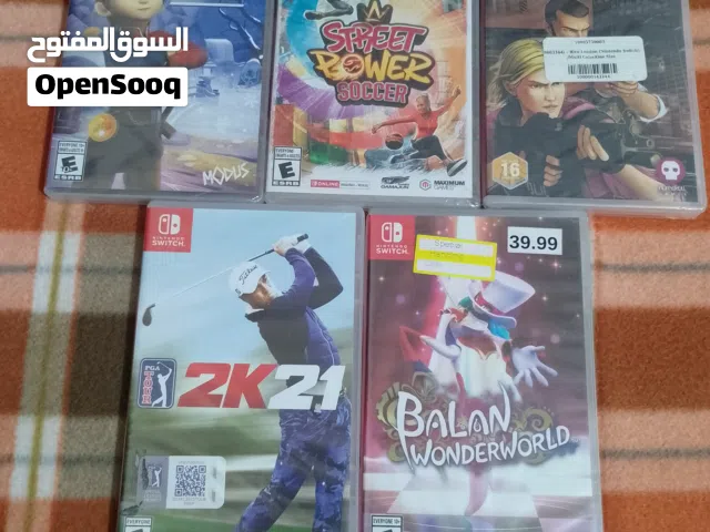 العاب نينتندو سويتش للبيع جديدة مغلفه بسعر مغري