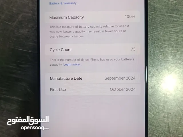 iPhone 16 pro max 256 black