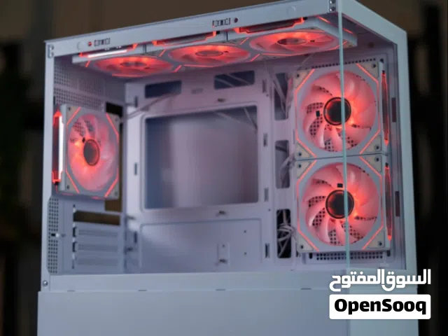 Black and white Lone Warrior M-ATX PC Case +  6 Fans