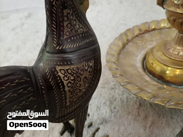 قطعتين نحاس قديم مرسم