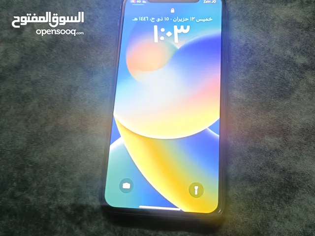 تلفون ايفون X ..... لون اسود 64 جيجا