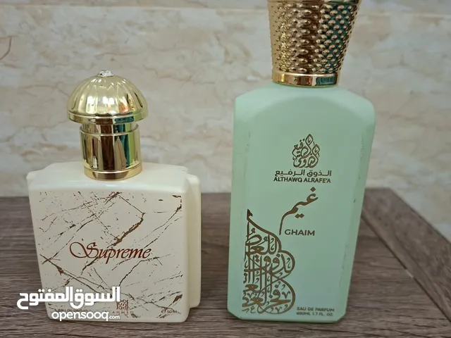 عطرين مستعملات غيم وسبريم رشات بسيطه للبيع مع بعض سعر نهاىي