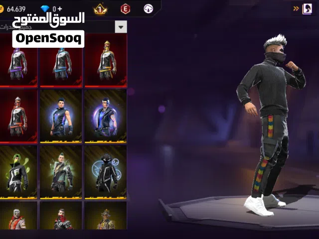 Free Fire Accounts and Characters for Sale in Irbid