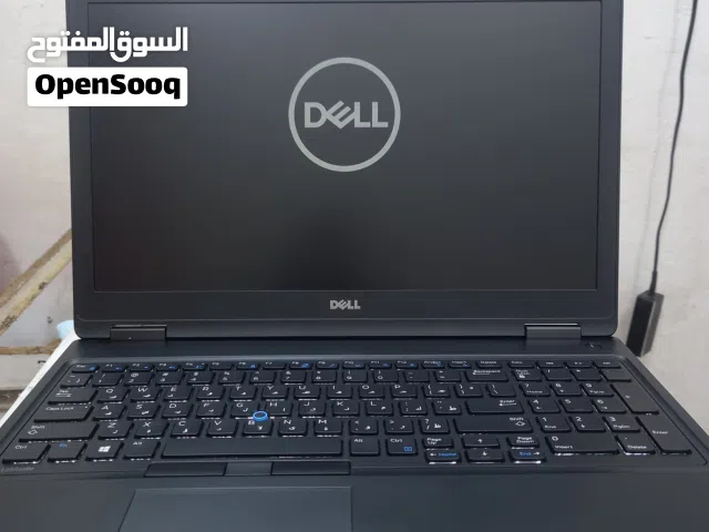 حجم الشاشة كبير 15.6 . المعالج كور اي 5 الجيل 6 . الهارد 256 ssd . الرام 8 لابتوب دل