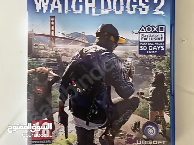 Watch dogs 2 مستعمل 3 اشهر بحاله جيدة وسعر ممتاز