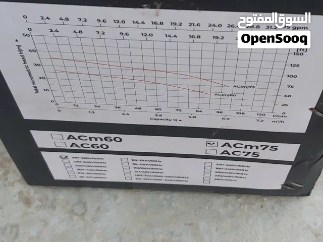 مطلوب مضخة سطحية او غاطسة 1 حصان، اللي عنده يتواصل معاي