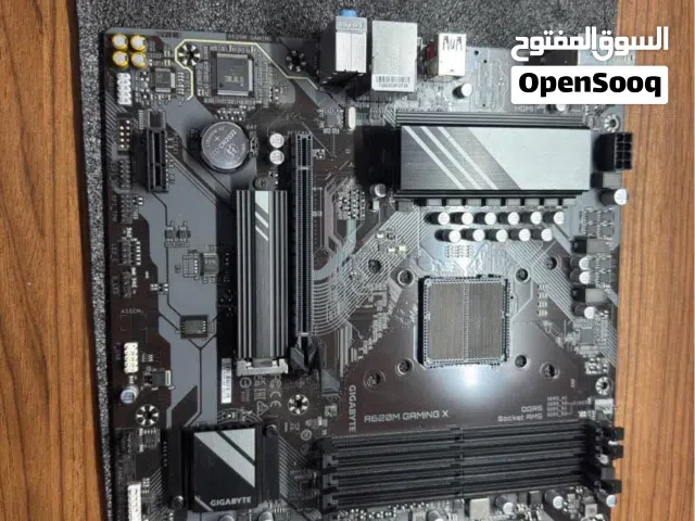 مذر بورد A620 gigabyte am5  بورد حديثة و نضيفة و ضمان السعر 120الف صيدة
