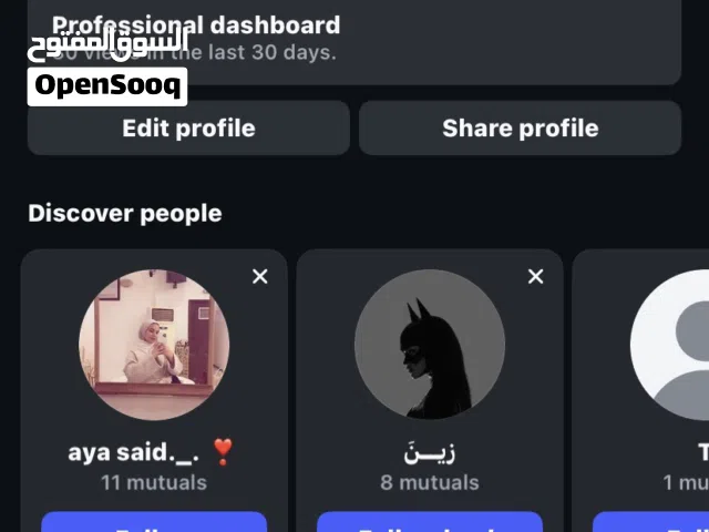 Social Media Accounts and Characters for Sale in Amman