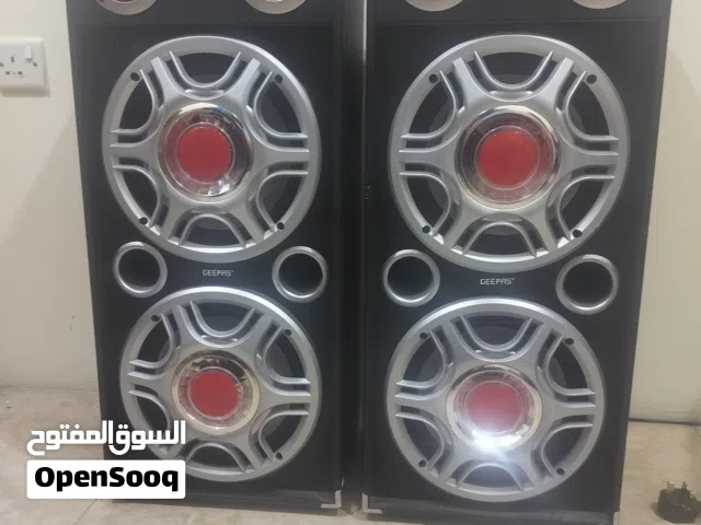 geepas sound system speakers same new condition with remote