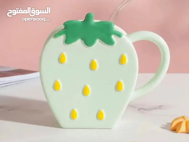 كاس عصير عملاق جديد1بدينار فقط زجاجي لون الأخضر +جديد