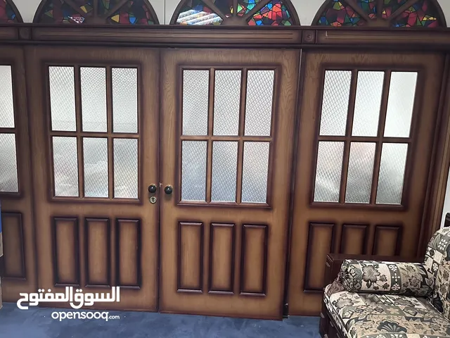 باب خشبي سحاب من خشب التيك الأصلي