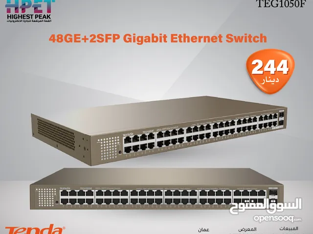 محول جيجابايت Tenda TEG1050F 48GE+2SFP Gigabit Ethernet Switch