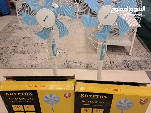 16" stand fan white -- underwarranty