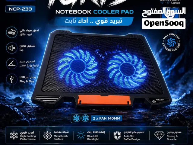 قاعدة التبريد لل iPad أو اللابتوب  مع مراوح عالية الجودة