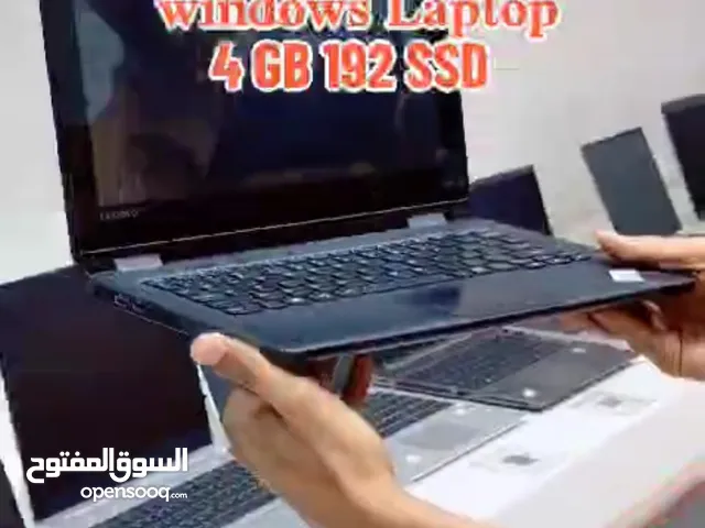 Windows laptop 4gb 192ssd