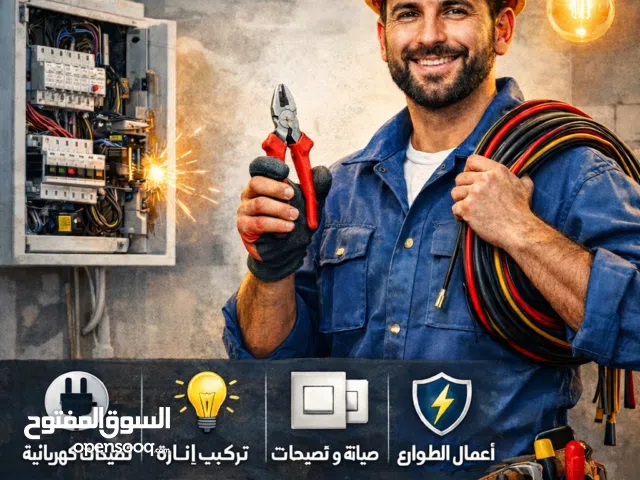 تأسيس وسحب سلك وتشطيب لجميع الشقق والمؤسسات بأسعار مناسبة للجميع وجوده عاليه في العمل و المواد