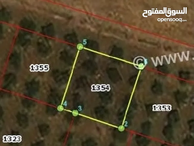 قطعة ارض مساحة 352م للبيع في عمان - منطقة المستندة قرب عيش كريم