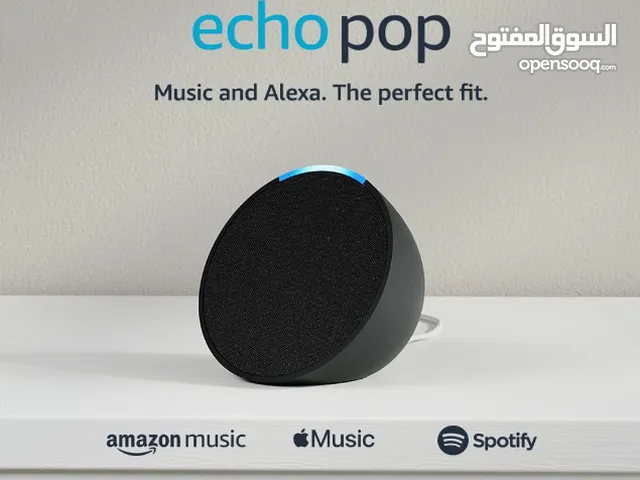 اليكسا سماعة ذكية مزودة بـ (باللغتين العربية أو الإنجليزية) Echo pop Alexa