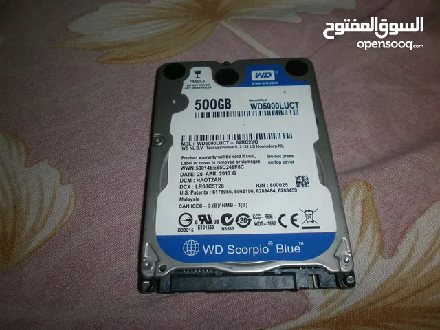هاردات وبروسسورات لابتوب مساحات مختلفه هيلثى 100%