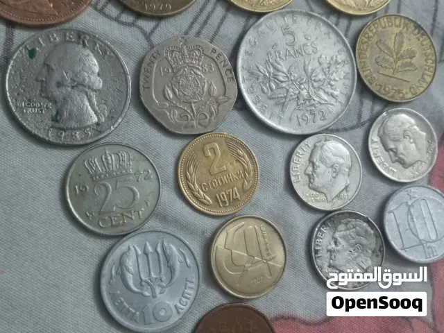 تحفه مجموعه عملات اروبي قديمه جداا