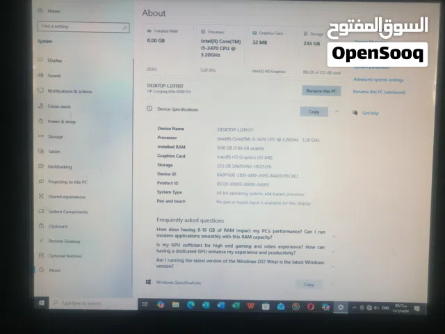 Windows HP  Computers  for sale  in Alexandria