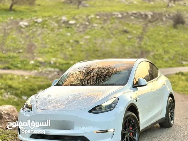 تيسلا مودل واي موديل 2023 لونغ رينج دوال موتور فحص كامل بحالة ممتازة قابل للبدل على سياره اقل ثمن
