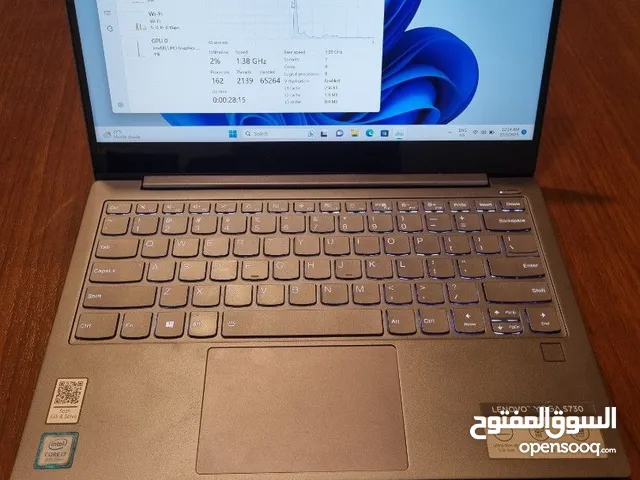 Lenovo Yoga S730 core-i7 8th Generation,Ram:16GB,SSD:512GB Very Thin and Light Laptop Good Battery