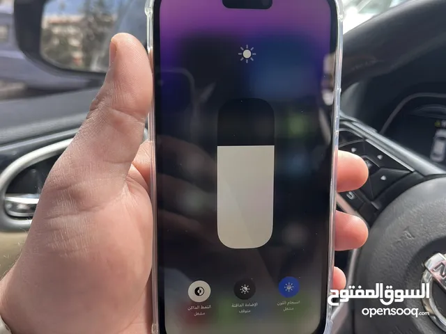 ايفون 14 برو ماكس 256 جيجا بطارية 88 مغير شاشة شغال فيس اي دي
