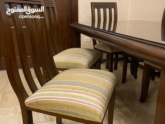 طاوله سفره خشب زان مع لاتيه