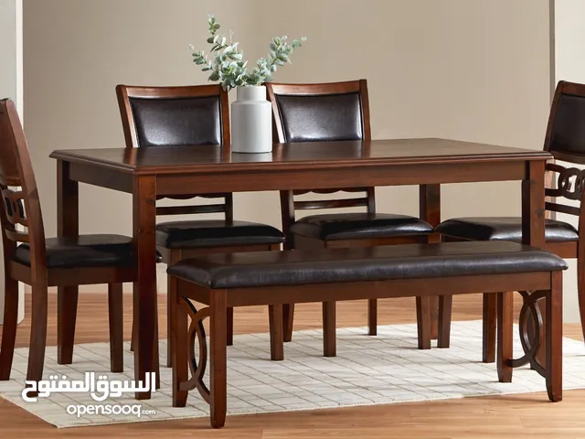 Musgrove 6 seater Dining Room Set with Bench