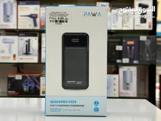 PAWA QUICKPRO 30000MAH P225 FAST CHARGING POWERBANK BLACK PW-PBQP30TT-BK