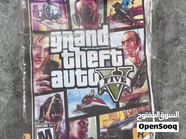 سي دي GTA V مستعمل بحالة ممتازة بشتغل عل كمبيوتر DVD