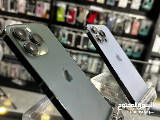 iPhone 13 Pro 256GB بطارية 92/93 متوفر لونين ازرق و اخضر الاجهزة تب نضافة ومكفولة