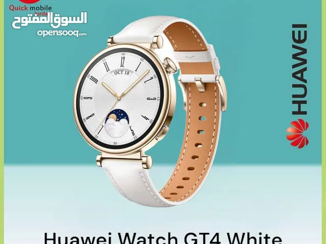 HUAWEI WATCH GT4 White NEW /// ساعة هواوي جي تي 4 لون ابيض الجديد
