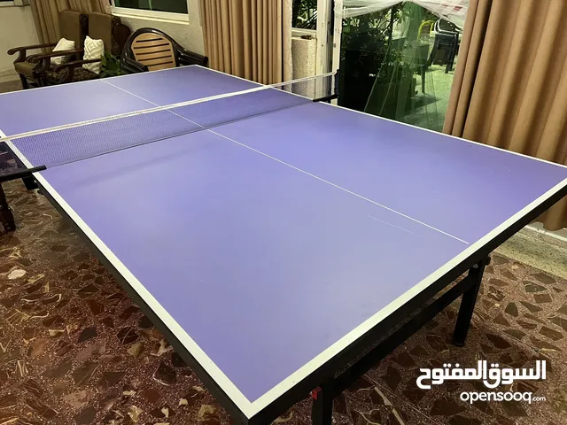 طاولة تنس مع مضارب