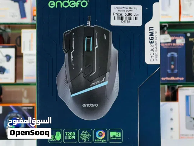 Endefo EGM 11 Wired RGB Gaming Mouse (Brand New)