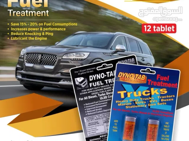 Dyno Tab Fuel Treatment – For Gasoline – Boost Power & Save Fuel