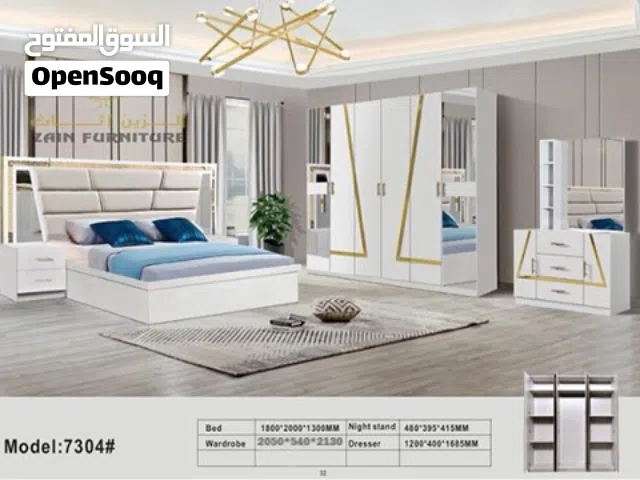 غرف نوم صيني وديلندي 7 قطع مميزه موديل جديد شامل التركيب و ماترس  الطبي مجاني