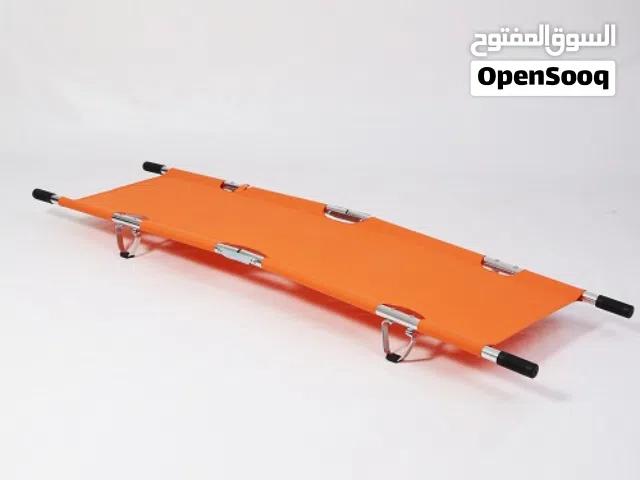 نقالة إسعاف ألمنيوم قابلة للطي مع حقيبة للطوارئ احترافية مع أحزمة تثبيت Folding Emergency Stretcher