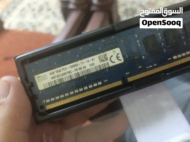 DDR3 1600 حبتين 4Gb X 2