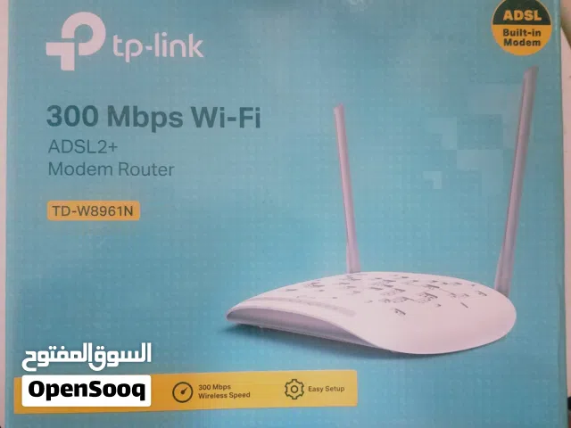 مودم شبه جديد tplink في الكرتون بسعر 10الف