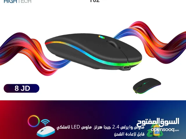 2.4GHZ T-02 RECHARGEABLE WIRELESS LED MOUSE-ماوس قابل للشحن وايرلس