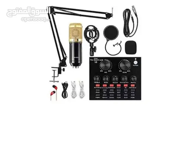 BM-800 Mic Set with V8 Sound Card – Like New Perfect for Recording & Streaming