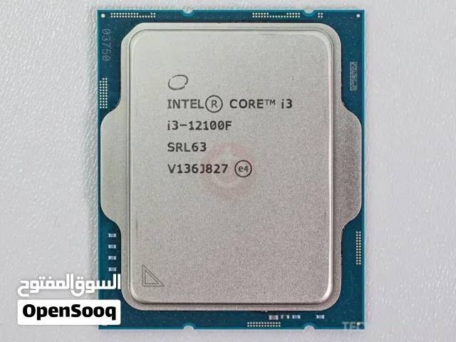 i3-12100f معالج  مستخدم خفيف جدا.