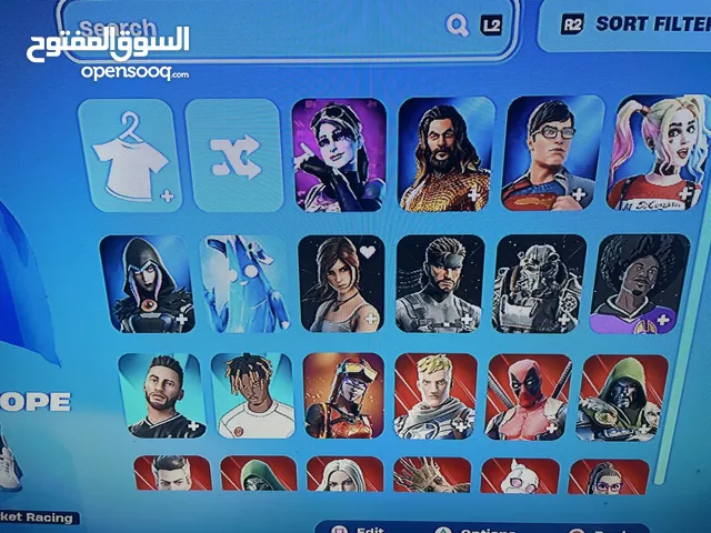 حساب فورتنايت أسطوري للبيع أو للبدل على حساب نادر